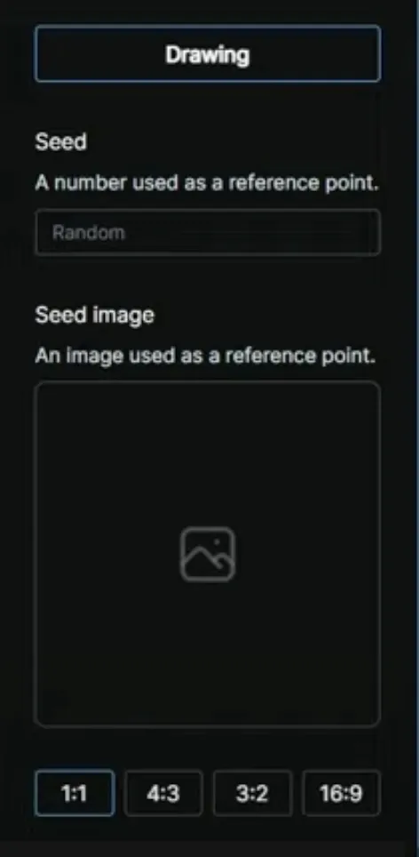 Seed image in Artspace AI