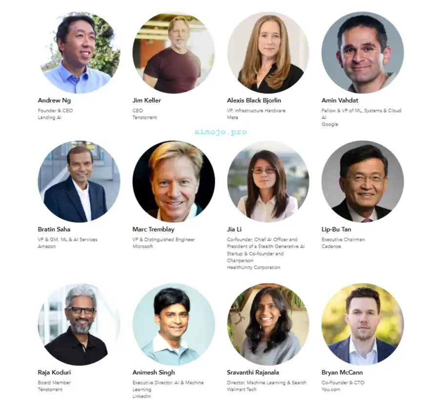 Speakers list for AI Hardware and Edge AI Summit