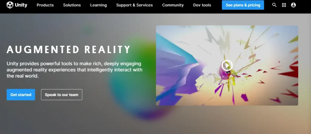 Unity Technologies - AR VR