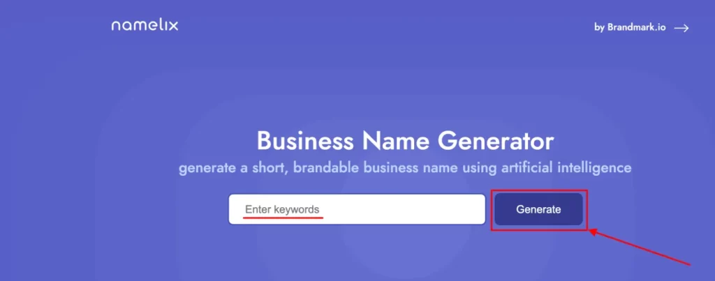 Namelix Business Name Generator