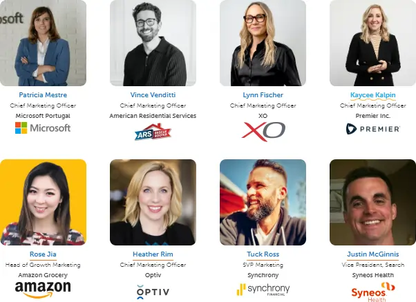 Speakers at AI For Marketers Summit