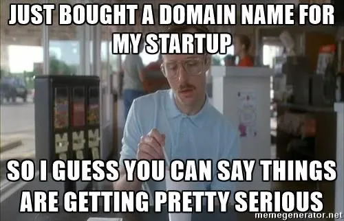 AI Domain name Generator meme