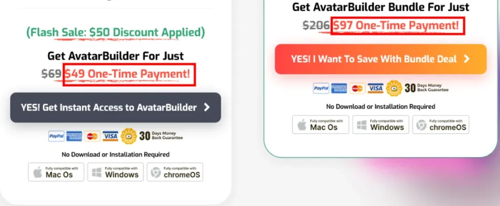 Avatar Builder Pricing Plans