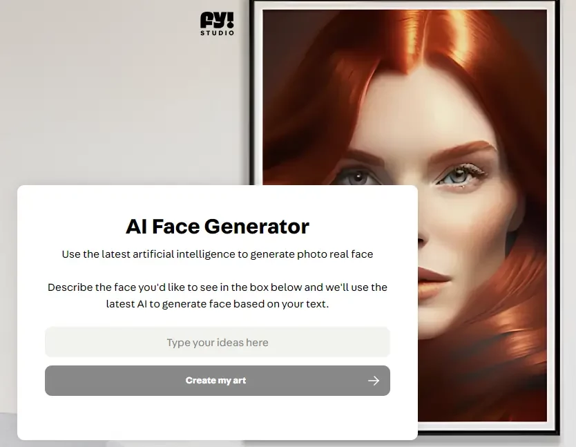 FY! Studio AI Face Generator