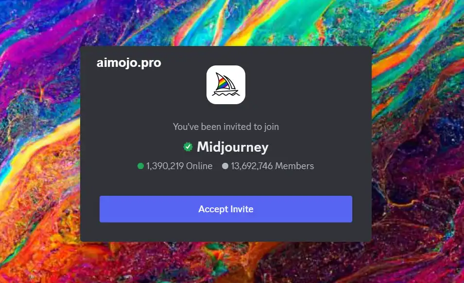 Join the Midjourney Discord Server