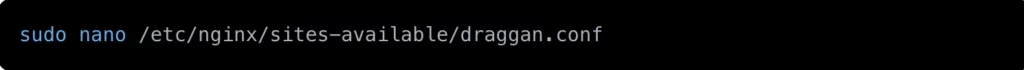 New Nginx configuration for DragGAN