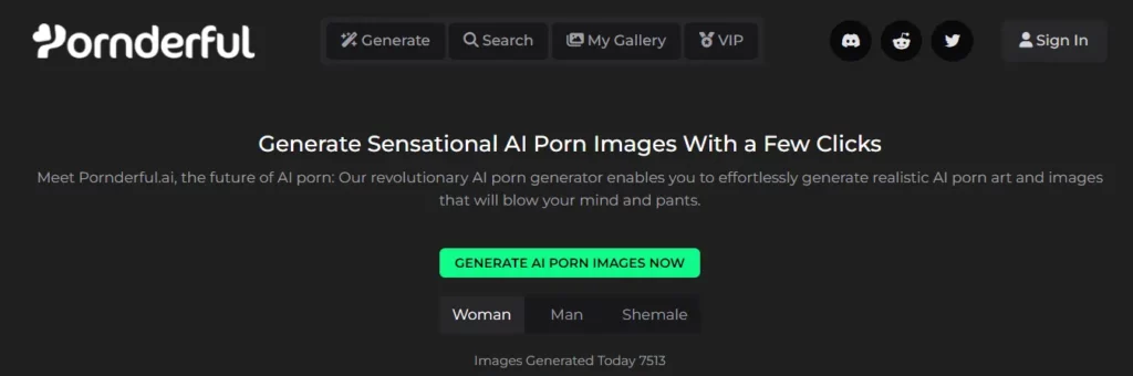 Pornderful.ai - Pornpen Alternative