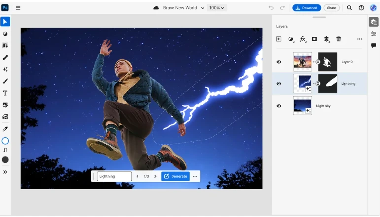 Adobe Photoshop on Chromebook Plus