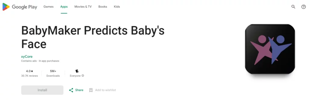 BabyMaker Predicts Baby's Face