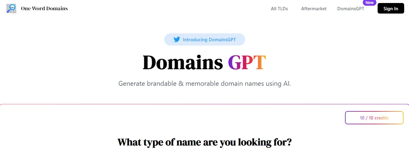 Domains GPT 