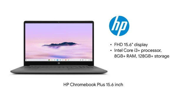 HP chromebook Plus 15.6 Inch