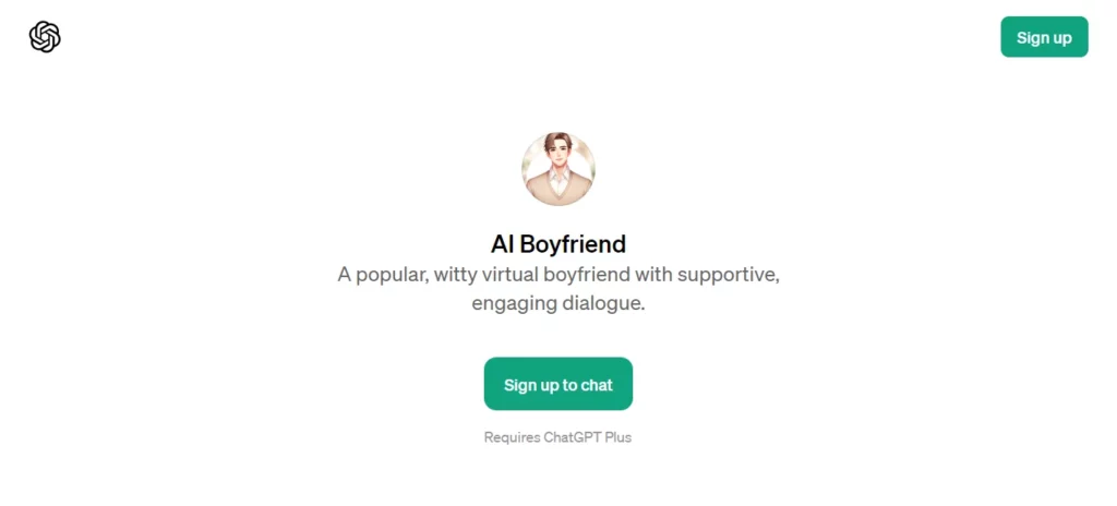 ChatGPT Boyfriend by OpenAI