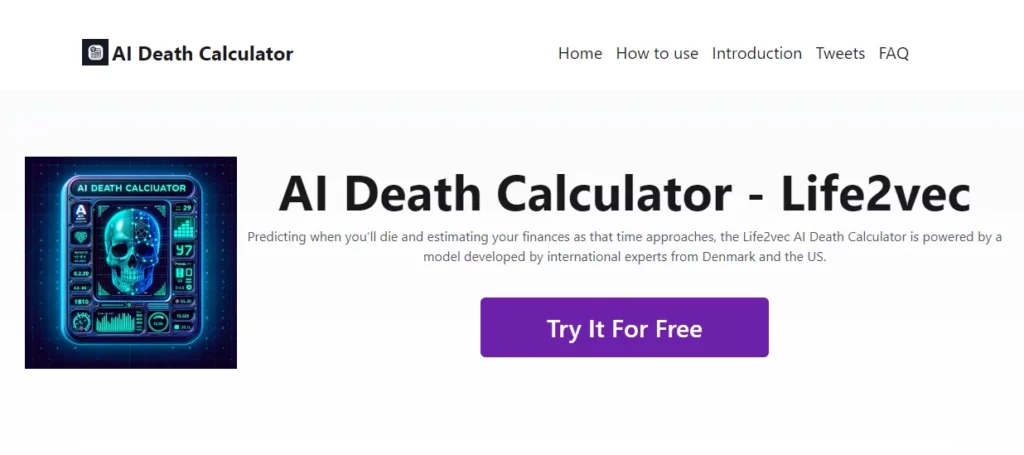 AI Death Calculator - Life2vec
